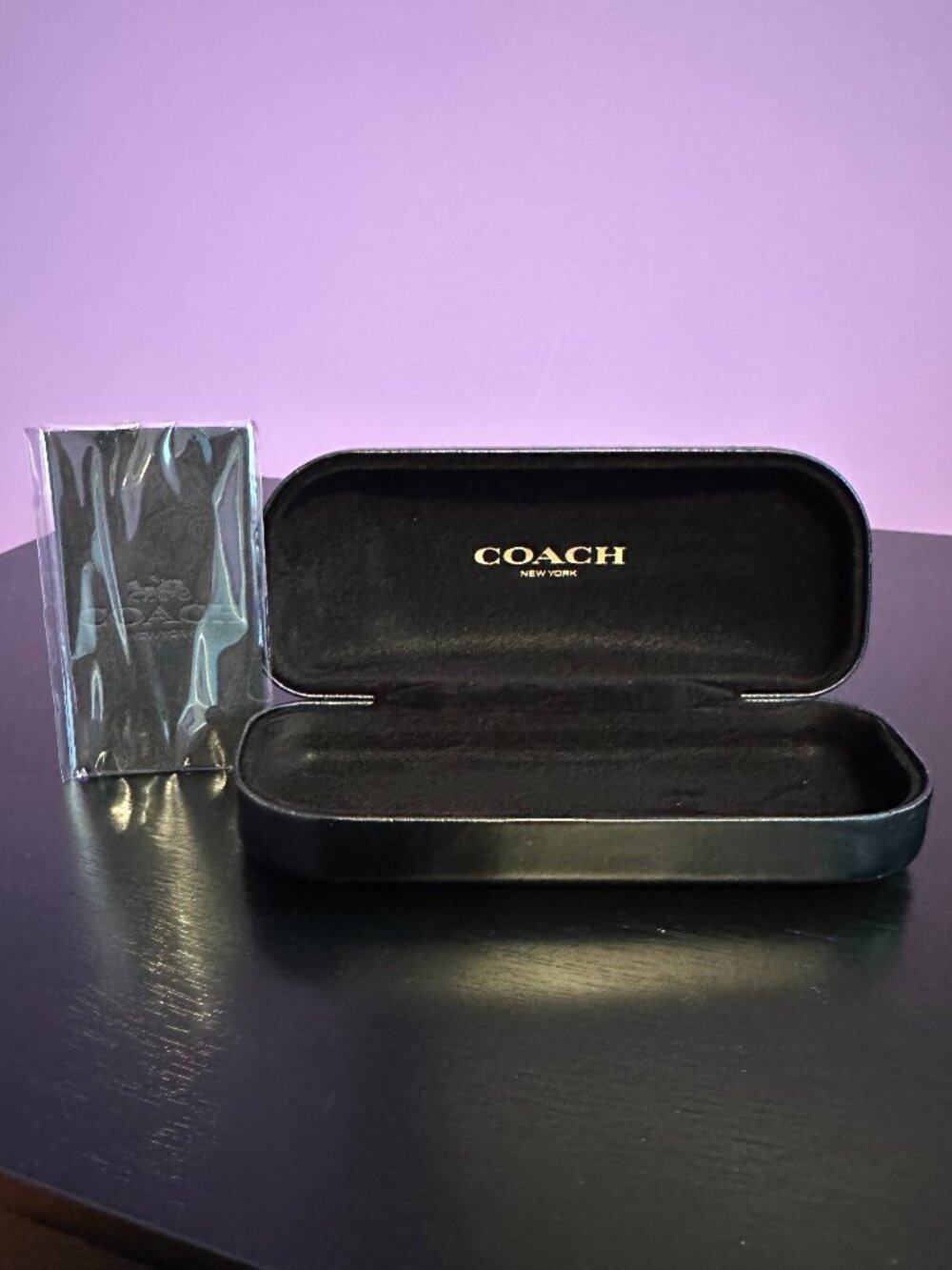 Coach eyeglass case